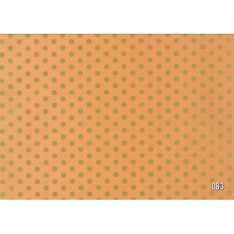 PAPEL REGALO ROLLO 31 SETIMPRES PACK 2U ESTUCADO CREMA PUNTOS ORO E52OR