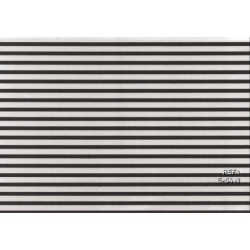 PAPEL REGALO ROLLO 31 SETIMPRES PACK 2U ESTUCADO RAYAS NEGRO FONDO BLANCO E54N