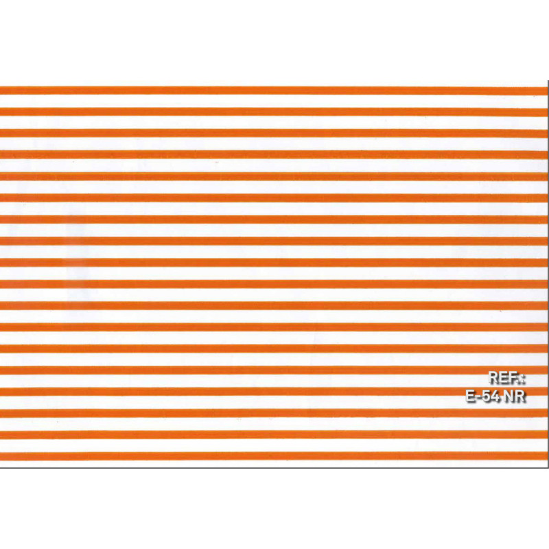 PAPEL REGALO ROLLO 31 SETIMPRES ESTUCADO BANDAS BLANCO/NARANJA E54NR PACK 2U