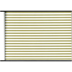 PAPEL REGALO ROLLO 31 SETIMPRES PACK 2U ESTUCADO RAYAS ORO FONDO BLANCO E54OR