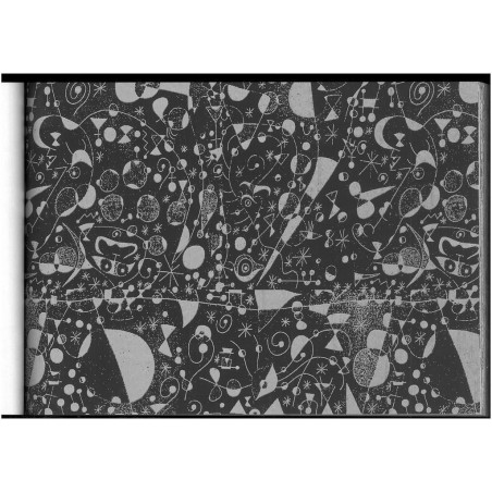 PAPEL REGALO ROLLO 31 SETIMPRES PACK 2U ESTUCADO ABSTRACTO NEGRO E56N