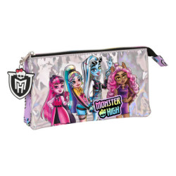 PORTATODO TRIPLE MONSTER HIGH "BEST BOOS" 822340744 SAFTA23 VAC