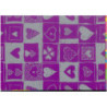 PAPEL REGALO ROLLO 31 SETIMPRES PACK 2U ESTUCADO CORAZONES LILA E5VL