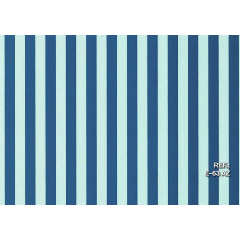 PAPEL REGALO ROLLO 31 SETIMPRES PACK 2U ESTUCADO RAYAS AZUL FONDO AZUL E63AZ