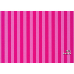 PAPEL REGALO ROLLO 31 SETIMPRES PACK 2U ESTUCADO RAYAS FUCSIA FONDO ROSA E63RS