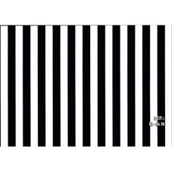 PAPEL REGALO ROLLO 31 SETIMPRES ESTUCADO BANDAS NEGRO/BLANCO E64N PACK 2U