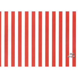 PAPEL REGALO ROLLO 31 SETIMPRES ESTUCADO BANDAS ROJO/BLANCO E64R PACK 2U