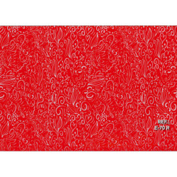 PAPEL REGALO ROLLO 31 SETIMPRES ESTUCADO CORAZONES PLATA FONDO ROJO E70R PACK 2U