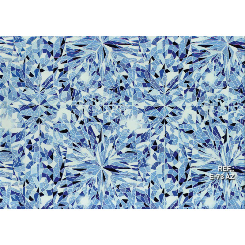 PAPEL REGALO ROLLO 31 SETIMPRES ESTUCADO PSICODELIA FONDO AZUL E73AZ PACK 2U