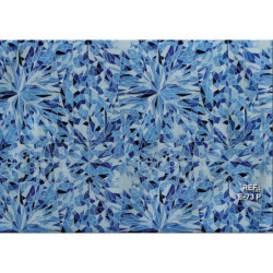 PAPEL REGALO ROLLO 31 SETIMPRES ESTUCADO PSICODELIA AZUL FONDO PLATA E73P PACK 2U