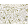 PAPEL REGALO ROLLO 31 SETIMPRES ESTUCADO FELICIDADES ORO FONDO BLANCO E8B0 PACK 2U