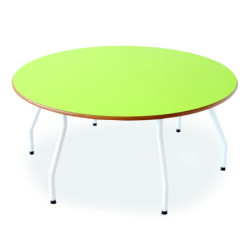 MESA INFANTIL MOD.D006 TUBO ACERO TAPA LAMINADO O120 ALT.60 TAGAR