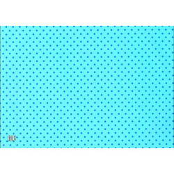 PAPEL REGALO ROLLO 31 SETIMPRES PACK 2U ESTUCADO INFANTIL BEBE PUNTITOS AZUL I11AZ