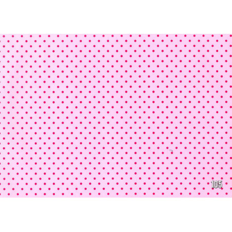 PAPEL REGALO ROLLO 31 SETIMPRES PACK 2U ESTUCADO INFANTIL BEBE PUNTITOS ROSA I11RS