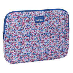 FUNDA PARA PORTATIL 14'' "FLORES COIMBRA AZUL" SAFTA25 ENERO 103801