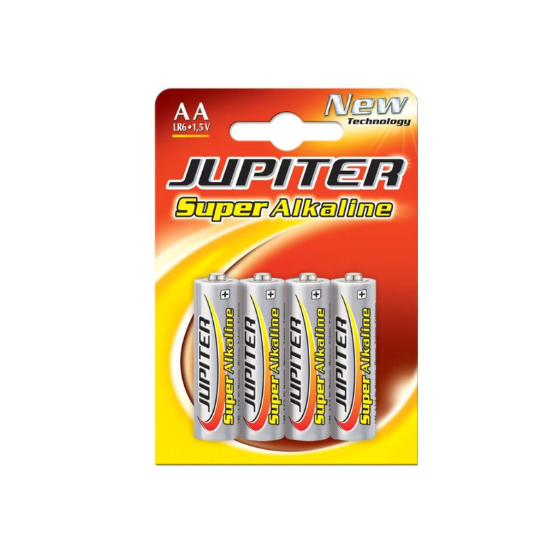 PILA JUPITER SUPER ALKALINE AA, LR6 4U POESSA 040306 (C/18U)