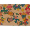 PAPEL REGALO ROLLO 31 SETIMPRES PACK 2U INFANTIL KRAFT NIÑOS PUZZLE IK5R