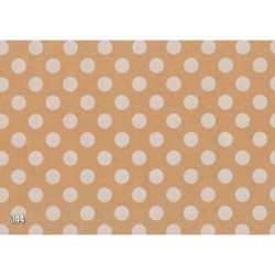 PAPEL REGALO ROLLO 31 SETIMPRES PACK 2U KRAFT PUNTOS BLANCOS K19BL