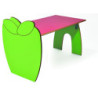 MESA INFANTIL MOD.D267 PATAS HAYA MANZANA TAPA LAMINADO 120X60 ALT.60 TAGAR