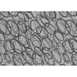 PAPEL REGALO ROLLO 31 SETIMPRES PACK 2U KRAFT PLATA AROS NEGRO K23P