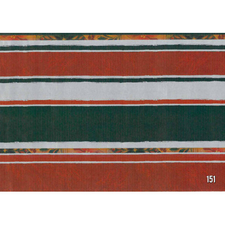 PAPEL REGALO ROLLO 31 SETIMPRES PACK 2U KRAFT BANDAS COLORES K26R