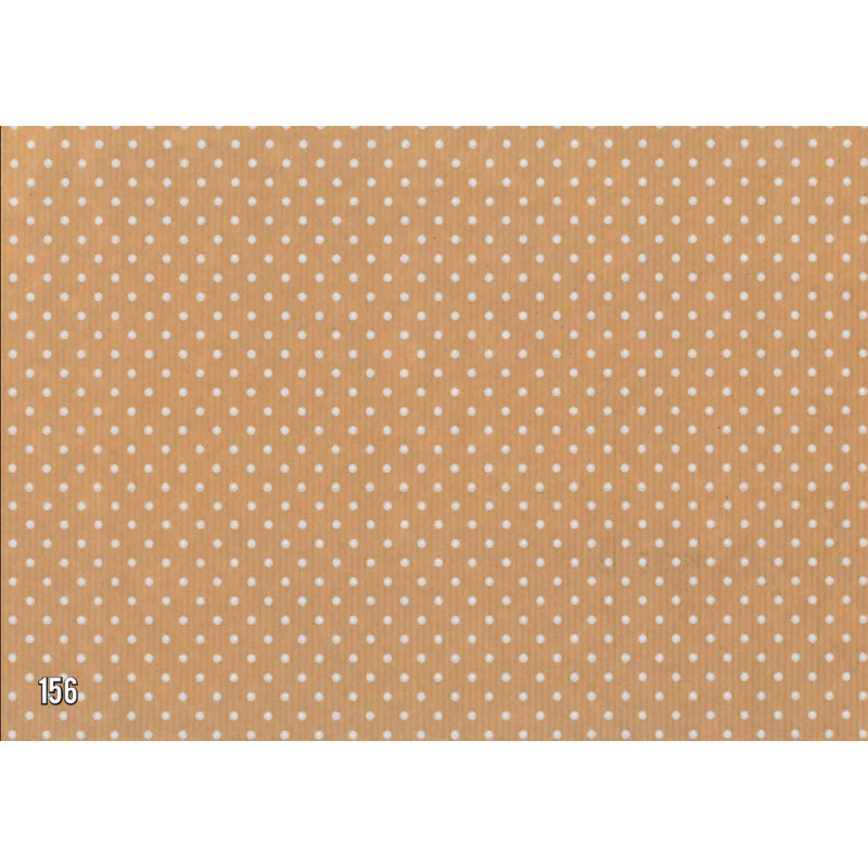 PAPEL REGALO ROLLO 31 SETIMPRES PACK 2U KRAFT PUNTOS BLANCO K32B