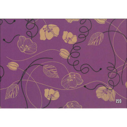 PAPEL REGALO ROLLO 31 SETIMPRES PACK 2U KRAFT VIOLETA FLORES K35VL