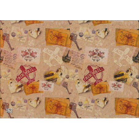 PAPEL REGALO ROLLO 31 SETIMPRES PACK 2U KRAFT VINTAGE K36R