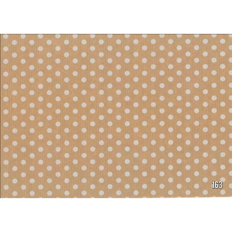 PAPEL REGALO ROLLO 31 SETIMPRES PACK 2U KRAFT PUNTOS BLANCO K37B