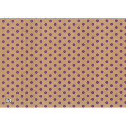 PAPEL REGALO ROLLO 31 SETIMPRES PACK 2U KRAFT PUNTOS VIOLETA K37VL