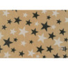 PAPEL REGALO ROLLO 31 SETIMPRES PACK 2U KRAFT ESTRELLAS BLANCO NEGRO K44B