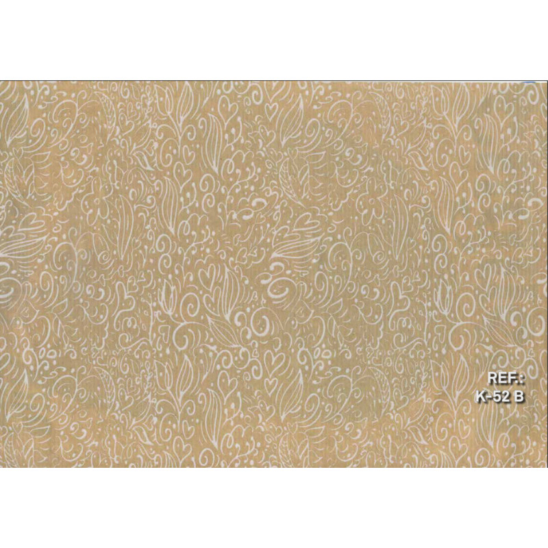 PAPEL REGALO ROLLO 31 SETIMPRES KRAFT CORAZONES BLANCO K52B PACK 2U