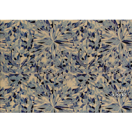 PAPEL REGALO ROLLO 31 SETIMPRES KRAFT PSICODELIA AZUL K53AZ PACK 2U