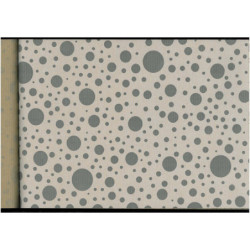 PAPEL REGALO ROLLO 31 SETIMPRES PACK 2U KRAFT BLANCO PUNTOS GRIS K5B