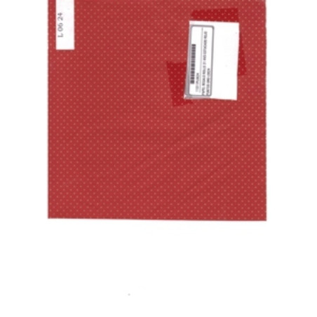 PAPEL REGALO ROLLO 31 HVS ESTUCADO ROJO PUNTOS ORO L0624