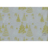PAPEL REGALO ROLLO 31 SETIMPRES PACK 2U ESTUCADO NAVIDAD ARBOLES GRIS N16G