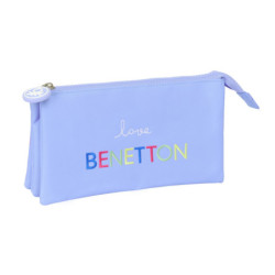 PORTATODO TRIPLE BENETTON "LILA" SAFTA25 ENERO 812551744