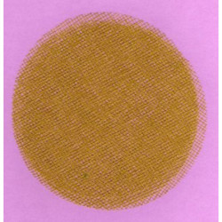 TUL MALLA GRUESA REDONDO 25CM OCRE PTE 200U ^