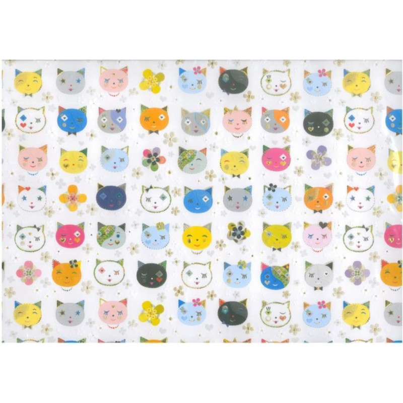 PAPEL REGALO 50*70 ARGU TURNOWSKY GATOS PTE 10H 38747 MOD 01