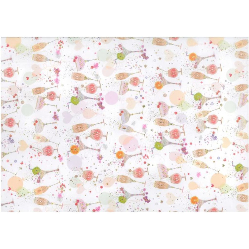 PAPEL REGALO 50*70 ARGU TURNOWSKY COCKTAIL PTE 10H 38747 MOD 11