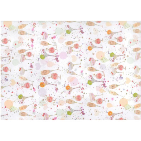 PAPEL REGALO 50*70 ARGU TURNOWSKY COCKTAIL PTE 10H 38747 MOD 11