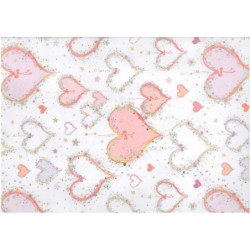 PAPEL REGALO 50*70 ARGU TURNOWSKY CORAZONES PTE 10H 38747 MOD 17