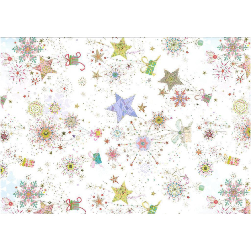 PAPEL REGALO 50*70 ARGU TURNOWSKY NAVIDAD ESTRELLAS PTE 10H 38757 MOD 01 ^