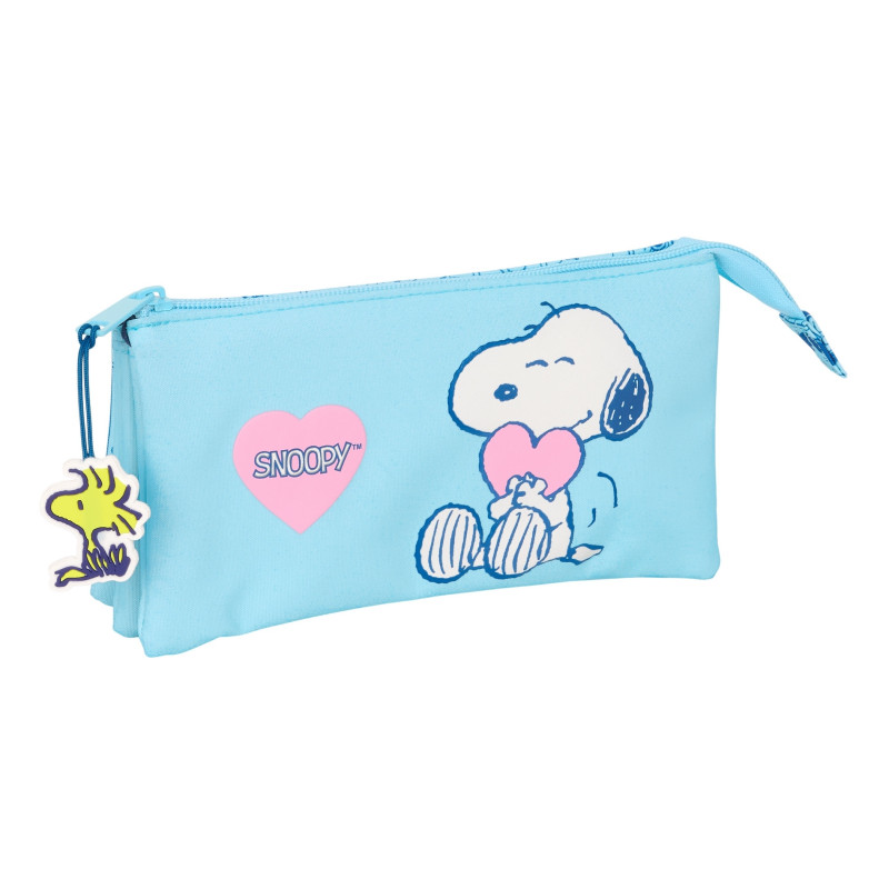 PORTATODO TRIPLE SNOOPY "LOVE" SAFTA25 ENERO 812539744