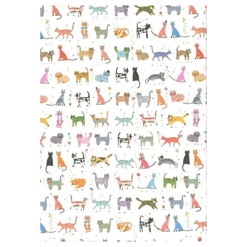 PAPEL REGALO 50*70 ARGU TURNOWSKY GATITOS PTE 10H 39101 MOD 18 ^