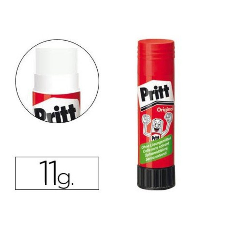 PEGAMENTO BARRA PRITT PEQUEÑO 11G C/15U