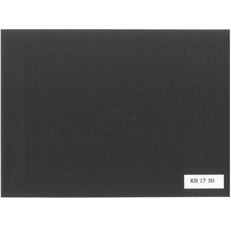 PAPEL REGALO ROLLO 31 HVS VERJURADO NEGRO KB1730