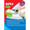 ETIQUETAS APLI LASER A-4 210*148 C/250H   2529