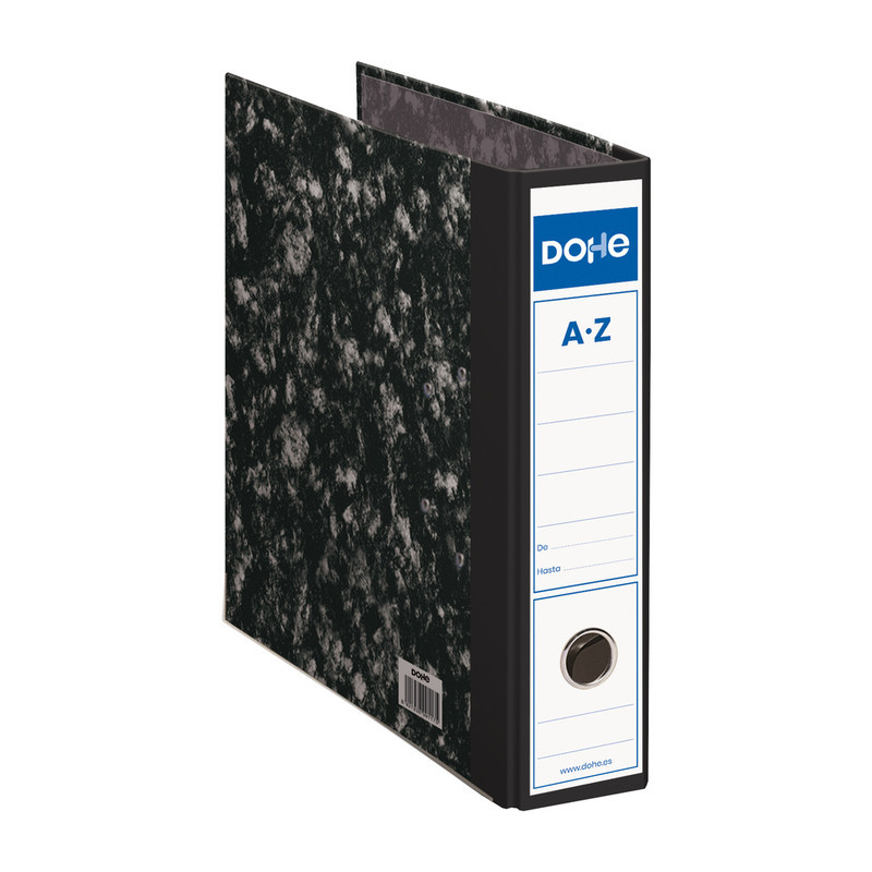 ARCHIVADOR PALANCA A-Z A-4 DOHE ANCHO JASPEADO C/CAJA