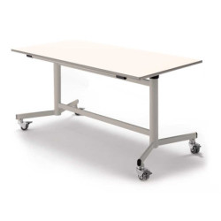 MESA POLIVALENTE MOD.392 ABATIBLE CON RUEDAS 120X60 ALT.54 LD-COLOR TAGAR